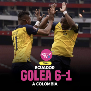 GOLEADA HISTÓRICA ECUADOR 6-1 COLOMBIA